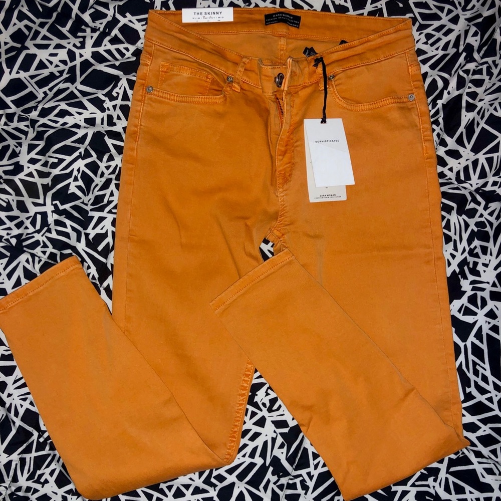 Orange Zara Denim